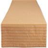 DII Runner da tavolo, cotone, zucca spezie, 14x72