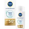 Nivea Sun Uv Viso Derma Skin Clear SPF50+ Crema Solare Anti-imperfezioni Con Niacinamide 40 ml