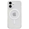 Mixroom - Cover Magnetica per iPhone 16 Plus, Compatibile con MagSafe, Custodia Antiurto Telefono, Ricarica Wireless, Retro AntiGraffio Trasparente