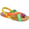 Morxiva Sandali Donna Pelle Scarpe estive Suola Sughero & Plantare Pelle marrone_EU 38