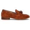 RABARBARO Mocassino donna marrone in suede