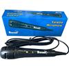Mr Entertainer's Karaoke Collection Mr Entertainer - Microfono dinamico per karaoke, con cavo, perfetto per l'uso con tutte le macchine per karaoke (nero)