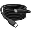 DIGITUS Cavo di ricarica - Da USB C a Lightning - 0,5 m - Cavo USB da 480 Mbit/s 60 W 3 A - Guaina flessibile in silicone con protezione antipiega - Certificazione MFI per dispositivi Apple - Nero