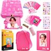 KODAK Barbie Step Slim Stampante Portatile Wireless Bundle Regalo Stile Firma, Custodia Fotocamera, Album Fotografico, Adesivi, Cornici Appese, 50 Adesivi e Carta Zink (20 Fogli)