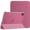 DataClout Smart - Custodia magnetica per Apple iPad Pro 11 (2020/2018), con funzione di spegnimento automatico (rosa)