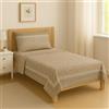 GX GARGIX Set Completo Letto di lenzuola in Calda e Soffice flanella, misto cotone, lavabili in lavatrice, diverse misure e colori (CSS-4, Singolo)