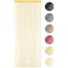 Il Gruppone Passione Casa Tenda A Fili Stringhe Anti Mosche Insetti Divisorio con Asola per Inserimento di Bastoni Zanzariera Porta Finestra Elegante - Beige - 100x200 cm