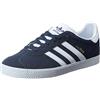 adidas Gazelle J, Sneakers Unisex - Bambini e ragazzi, Blu Collegiate Navy Ftwr White Ftwr White, 39 1/3 EU