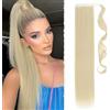Benehair Posticci per Capelli Extension 66cm Coda Capelli Extension Lungo Rettilineo Coda Finta Capelli Sintetici Extension Coda Capelli Extensions per Donna Biondo