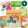 PAMPER ISLAND SPA DAY Scatola Coccole, Regalo Donna Compleanno, Set Regalo Donna, Set Bagno Spa, Confezione Relax Compleanno, Pamper Island - Classico Verde