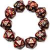SmartDealsPro Confezione da 10 dadi poliedrici D20 a 20 facce per giochi da tavolo DND RPG MTG (colore 13)