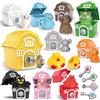 Grarain Giochi Montessori 3 ans 30 pcs Sensoriale Giochi Bambini Montessori Animali Fattoria Costruzioni Chiavi Giocattolo Bambini Marionette la Fattoria Degli Animali Educativi Giochi Ragazzi Ragazze