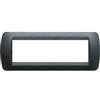 BTICINO Placca Living inter. 7 mod acciaio scuro - L4807PA