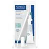 Virbac KIT Spazzolino, Ditale e C.E.T. Dentifricio enzimatico 70 gr Per Cani e Gatti