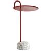Hay - Tavolino d'appoggio Bowler - Rosso - Acciaio laccato epossidico - Designer Shane Schneck