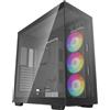 DeepCool Case DeepCool CH780 - Tower E-ATX, Vetro panoramico a doppio comparto, tre ventole ARGB da 140 mm, Nero