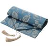 HERVIT Runner Cm 33 X 180 Foliage Blu