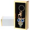 HERVIT Portachiavi 12 Cm Civetta Oro