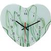 HERVIT Orologio Parete Cuore Verde