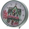 HERVIT Orologio Tavolo Tondo Cottage Verde