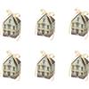 HERVIT Set 6 Scatoline Portaconfetti Cottage Gialle