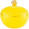 EMO Scatola Decorativa Con Candela 12 Cm Medina Gialla