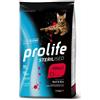 Prolife Sterilised Adult Beef & Rice Crocchette Al Manzo E Riso Per Gatti Adulti Sterilizzati Formato 1,5 Kg.
