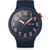 Swatch Orologio Big Bold SB01S700 Essentialy Confident, Blu e arancio