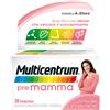 Multicentrum Pre-Mamma Integratore Vitamine Minerali Pre Concepimento, 30 Cpr