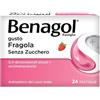 RECKITT BENCKISER H.(IT.) SpA Benagol Pastiglie Gusto Fragola Senza Zucchero? e Antisettico del Cavo Orale, 24 Pastiglie