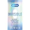 Durex Invisible - XL Preservativi Extra Sottili, 6 Preservativi
