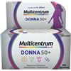 Multicentrum Donna 50+ Integratore Multivitaminico Minerale Calcio Ferro, 60 Cpr