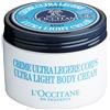 L'Occitane Creme Ultra Legere Corps Burre De Karite 5 % 200 ML
