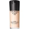 MAC Studio Fix Fluid Spf 15 - Fondotina Soft-matte, Effetto Seconda Pelle, Coprenza Naturale Fino A 24 Ore 30 ML