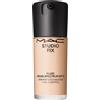 MAC Studio Fix Fluid Spf 15 - Fondotina Soft-matte, Effetto Seconda Pelle, Coprenza Naturale Fino A 24 Ore 30 ML
