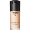 MAC Studio Fix Fluid Spf 15 - Fondotina Soft-matte, Effetto Seconda Pelle, Coprenza Naturale Fino A 24 Ore 30 ML