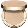 Clarins Ever Matte Compact Powder - Cipria Compatta Opacizzante Colorata, Arricchita Dall'estratto Di Latte Di Pesco 10 g