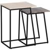 BigBuy Home 8445146088963 Tavolino ausiliario, ferro, multicolore, standard
