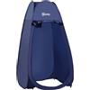 Outsunny Tenda da Doccia Pop Up Impermeabile in Poliestere e Plastica, 100x100x185 cm, Blu Navy