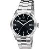 Breil Orologio UOMO CLASSIC ELEGANCE quadrante MONO-COLORE NERO movimento SOLO TEMPO - 3 LANCETTE QUARZO e BRACCIALE ACCIAIO ARGENTO EW0232