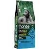 Monge Bwild Grain Free, Cibo Secco Cani Adulti, Acciughe, Patate e Piselli 12kg