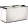 Congelatore frigo a pozzetto con porte in vetro 439 L -18° / +10° C | 163 x 65 x 90 cm