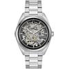 Bulova Orologio Analogico Automatico Uomo con Cinturino in Acciaio Inossidabile 96A293