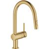 Grohe miscelatore monocomando per lavello cucina Grohe Minta estraibile, colore oro spazzolato - 32321GN2