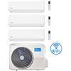 Midea Climatizzatore Condizionatore Midea Evolution R32 WiFi Trial Split 12000 + 12000 + 12000 BTU con U.E. M3OA-27HFN8-Q INVERTER Classe A++/A+