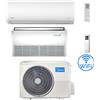 Midea Climatizzatore Condizionatore Midea Xtreme Wifi + Pavimento/Soffitto R32 Dual Split 9000 + 18000 BTU con U.E. M3OA-27HFN8-Q INVERTER Classe A++/A+