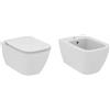 IDEAL STANDARD Sanitari sospesi Ideal Standard i.Life B vaso RimLS+, bidet e coprivaso slim rallentato