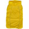 JACK AND VANILLA, Giacca Impermeabile Senza Cappuccio per attività all'aperto, Colore Giallo Brillante, vestibilità Comoda, Ideale per Pesca ed Escursionismo, Taglia M, Lunghezza 40 cm, Modello