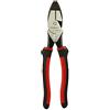 Southwire SCP9TPC - Pinze a taglio laterale ad alta leva, con estrattore di nastro per pesce, crimpatrice e impugnatura comoda, 22,9 cm