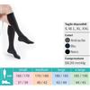 CA-MI Srl Kamila Cotton 18 Gambaletto Maglia In Trama Colore Antracite Tg L